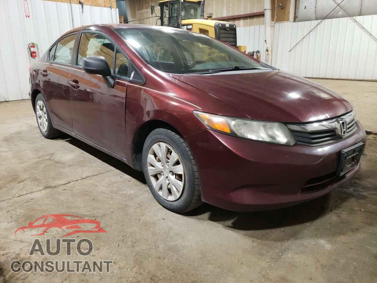 HONDA CIVIC 2012 - 19XFB2F55CE024972