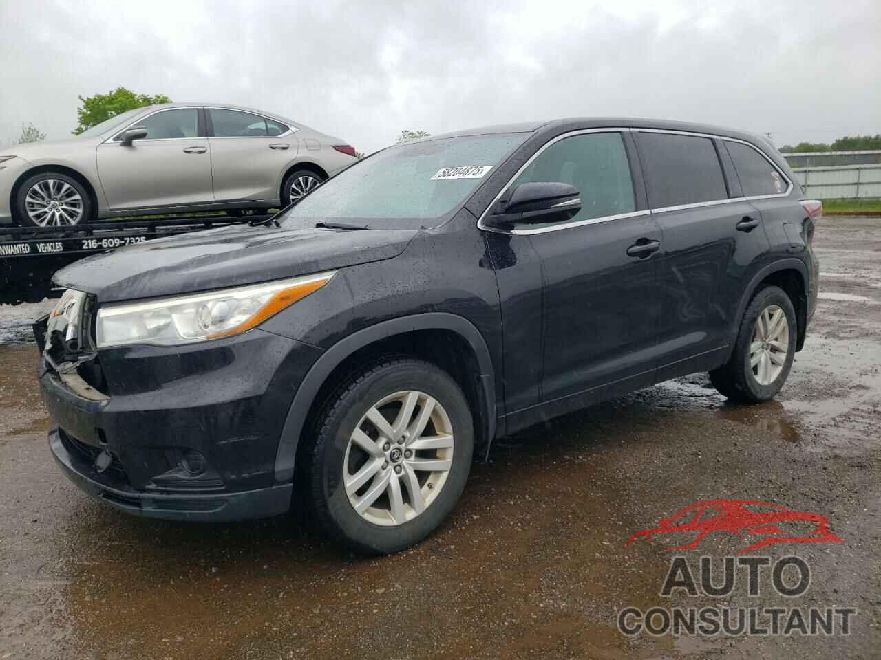 TOYOTA HIGHLANDER 2016 - 5TDBKRFH8GS265373