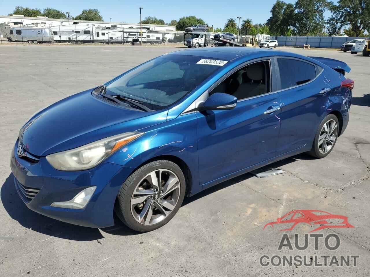 HYUNDAI ELANTRA 2014 - KMHDH4AE4EU077154
