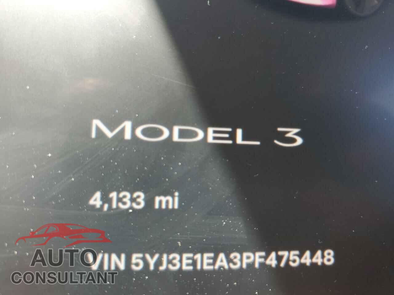 TESLA MODEL 3 2023 - 5YJ3E1EA3PF475448