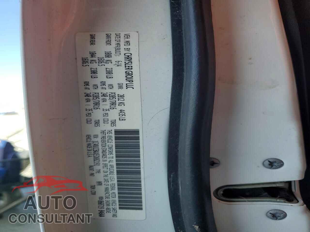JEEP COMPASS 2014 - 1C4NJCBAXED882191