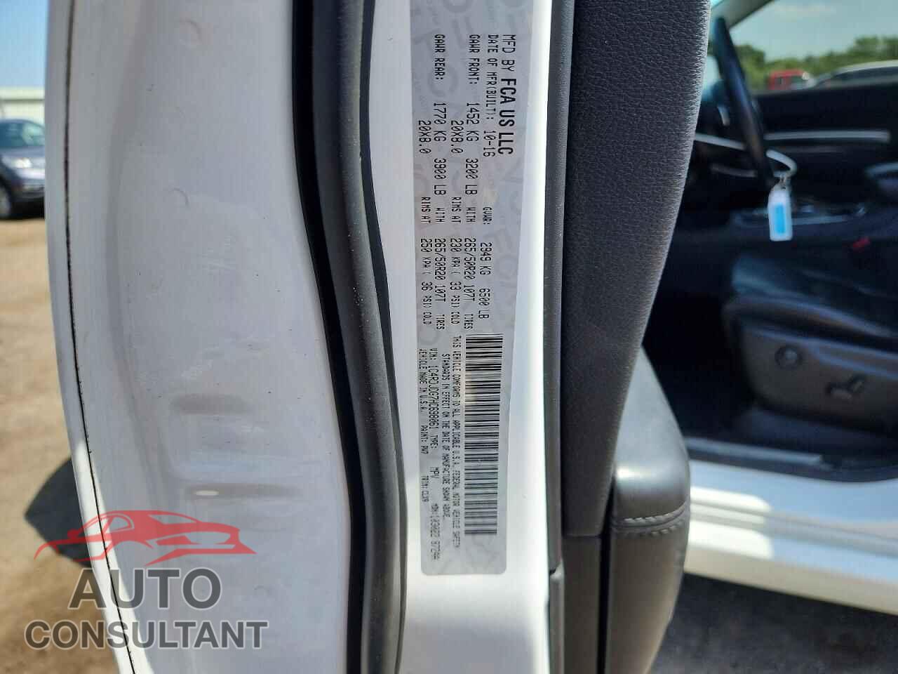 DODGE DURANGO 2017 - 1C4RDJDG7HC698061