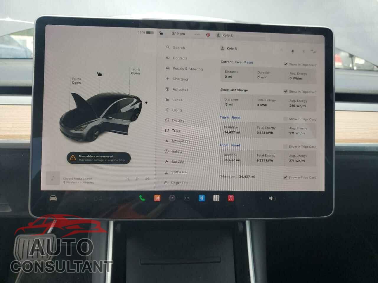 TESLA MODEL 3 2018 - 5YJ3E1EB0JF128529