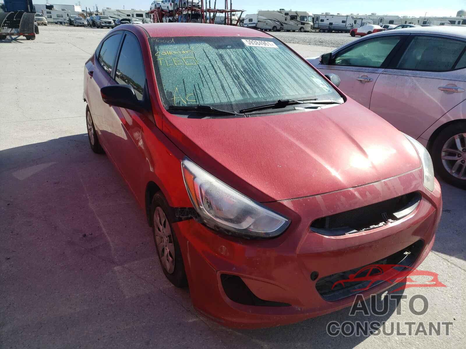 HYUNDAI ACCENT 2016 - KMHCT4AEXGU965730