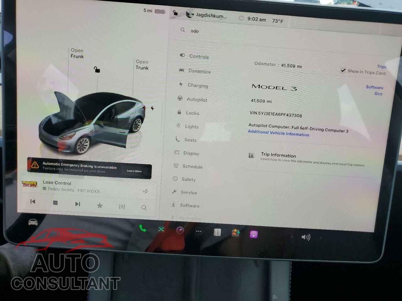 TESLA MODEL 3 2023 - 5YJ3E1EA6PF437308