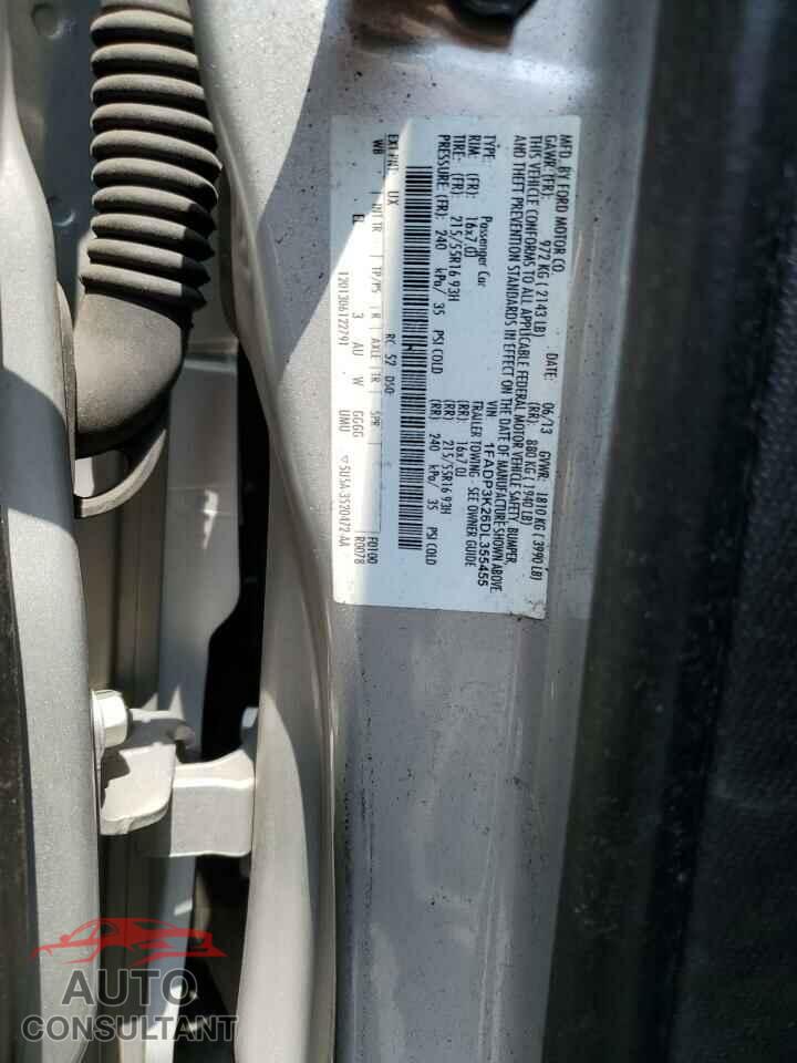 FORD FOCUS 2013 - 1FADP3K26DL355455