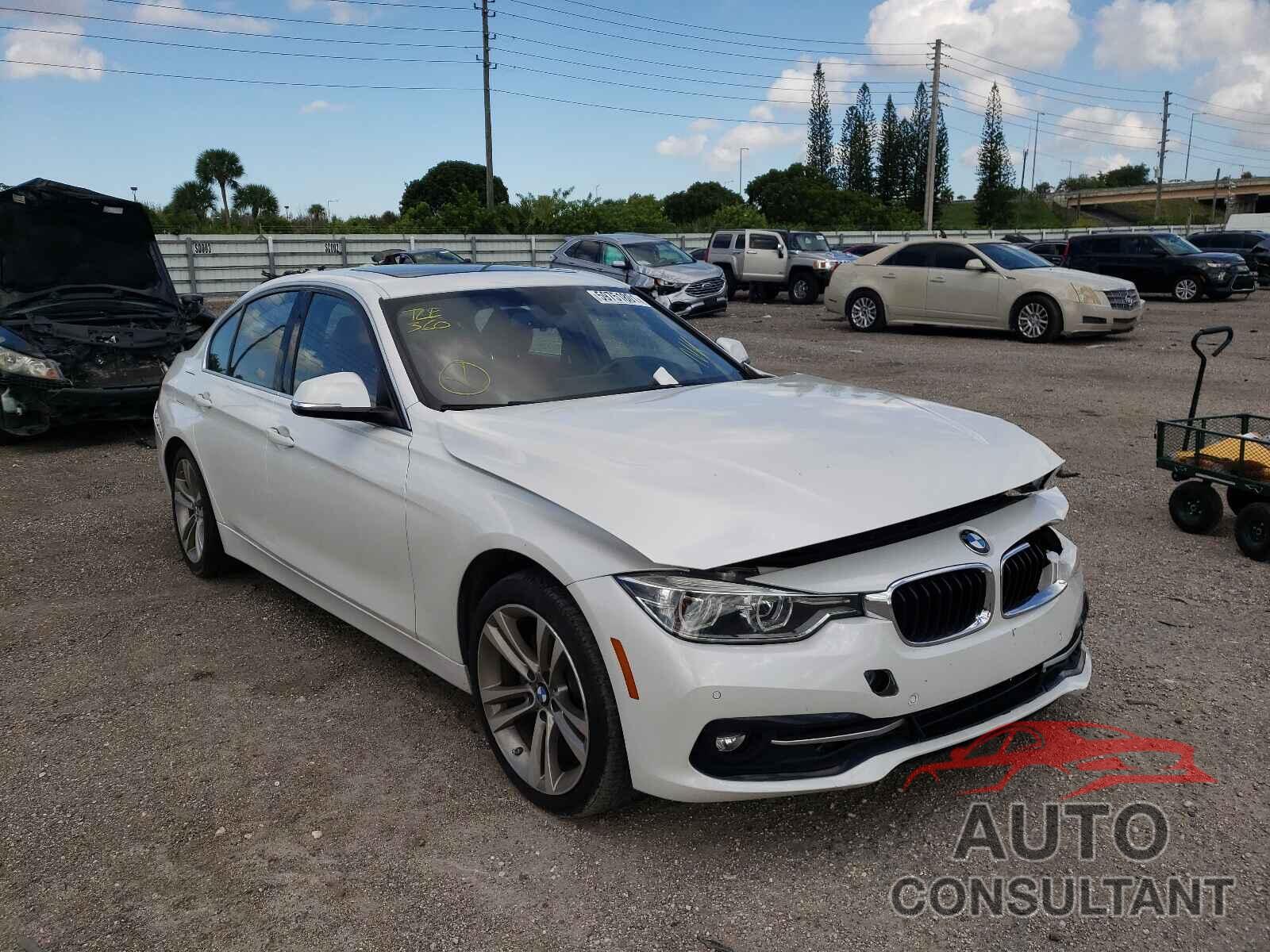 BMW 3 SERIES 2017 - WBA8B9G35HNU54824