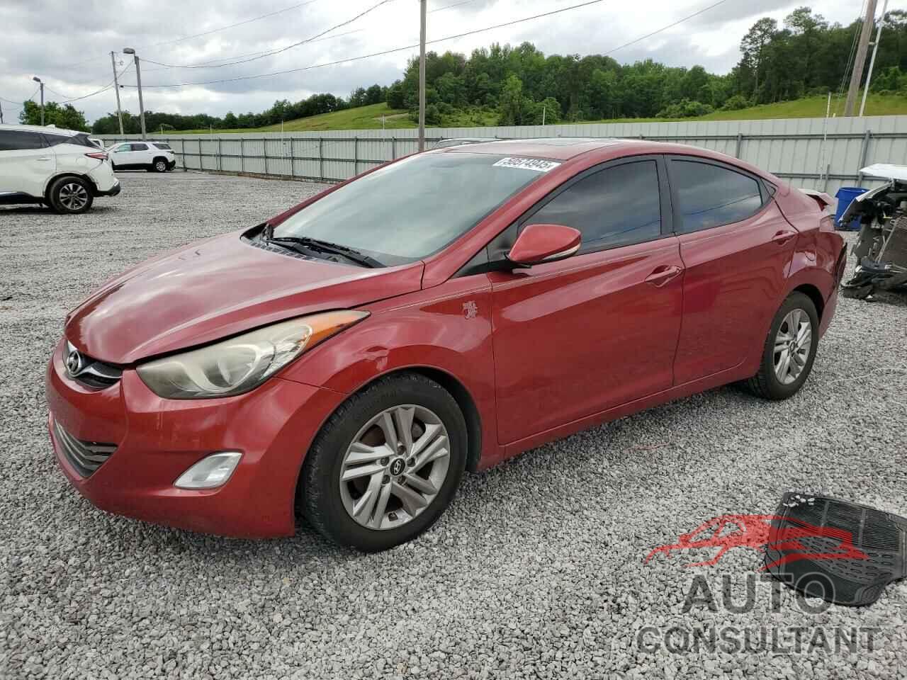 HYUNDAI ELANTRA 2012 - KMHDH4AE6CU454595