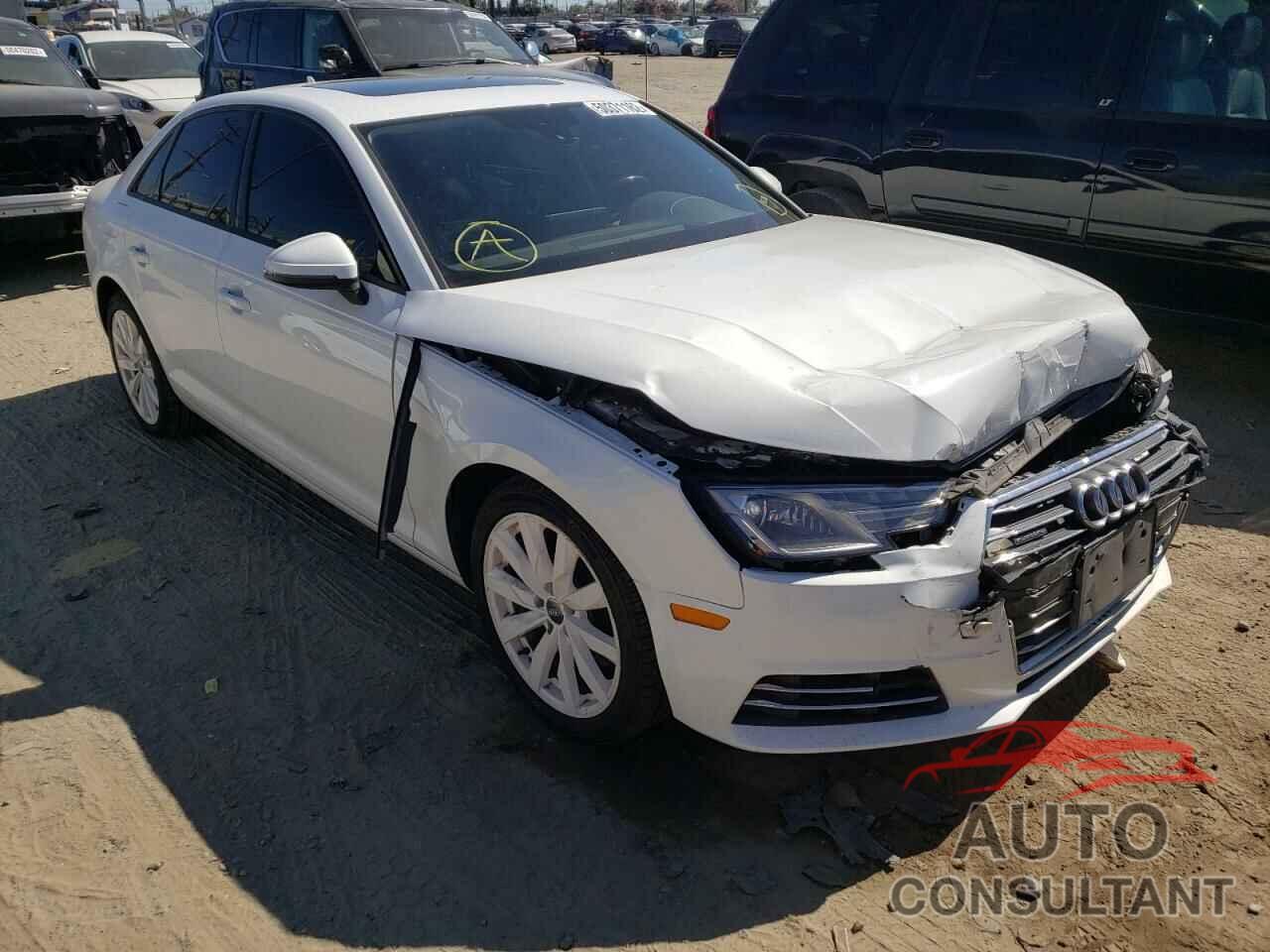 AUDI A4 2017 - WAUANAF42HN040212