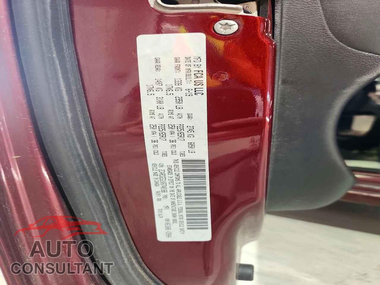 DODGE CARAVAN 2019 - 2C4RDGEG1KR740188