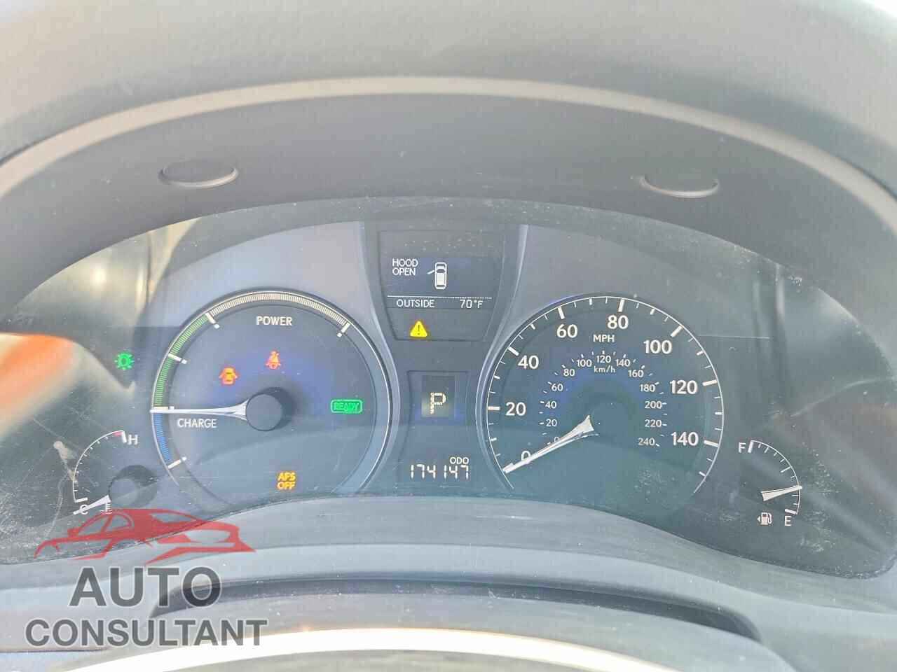 LEXUS RX450 2010 - JTJZB1BA8A2000814