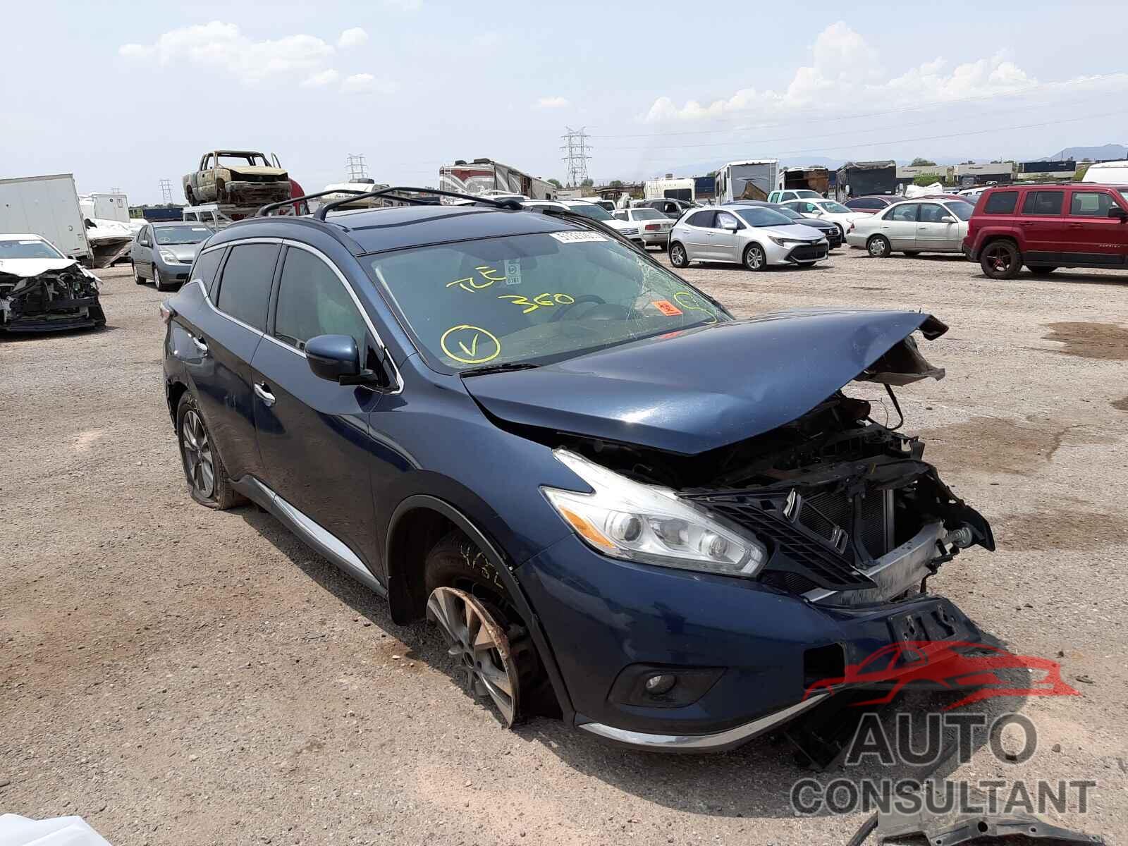 NISSAN MURANO 2016 - 5N1AZ2MG7GN164397