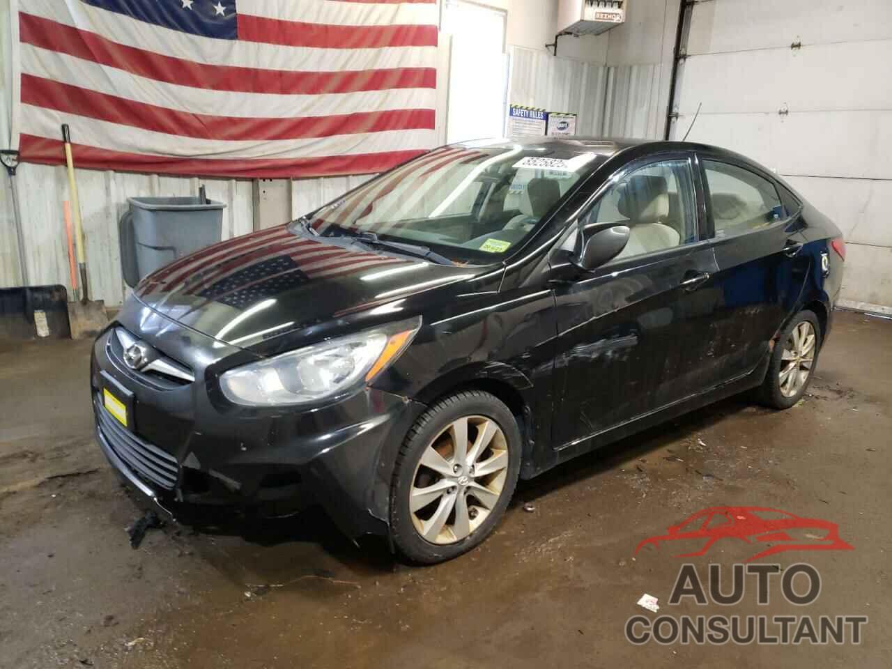 HYUNDAI ACCENT 2012 - KMHCU4AE6CU168091