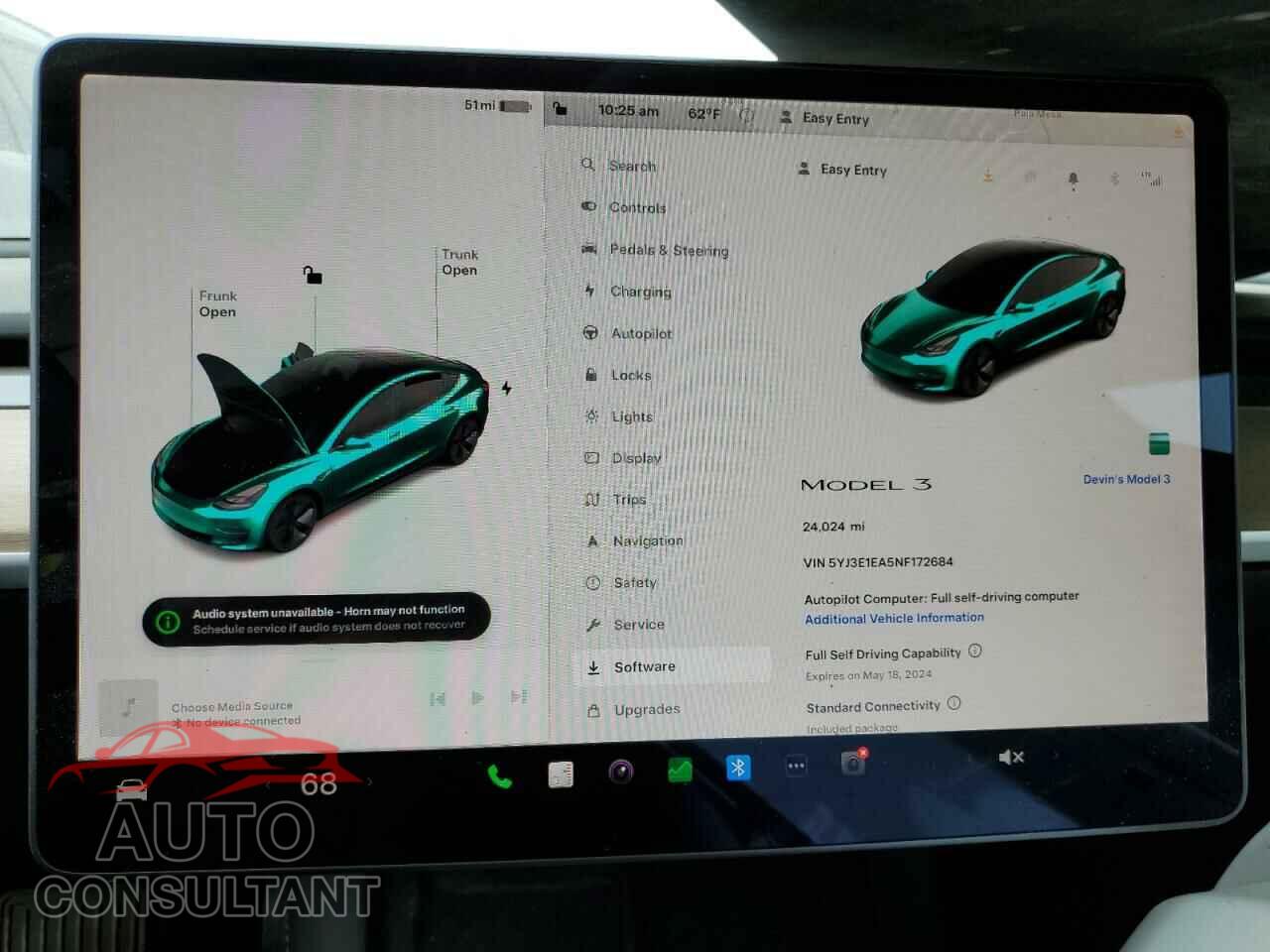 TESLA MODEL 3 2022 - 5YJ3E1EA5NF172684