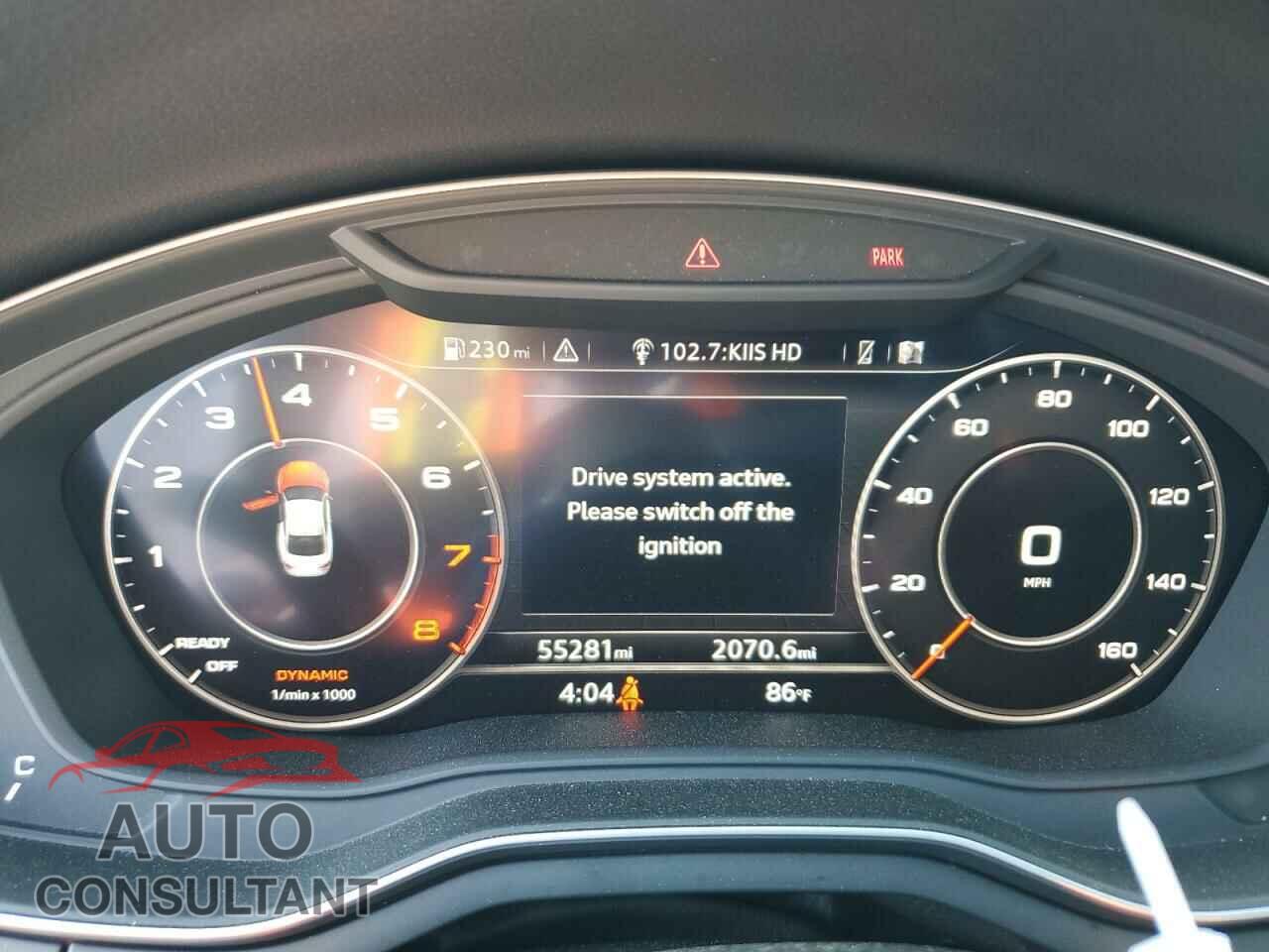 AUDI A5 2018 - WAU9NAF59JA025019