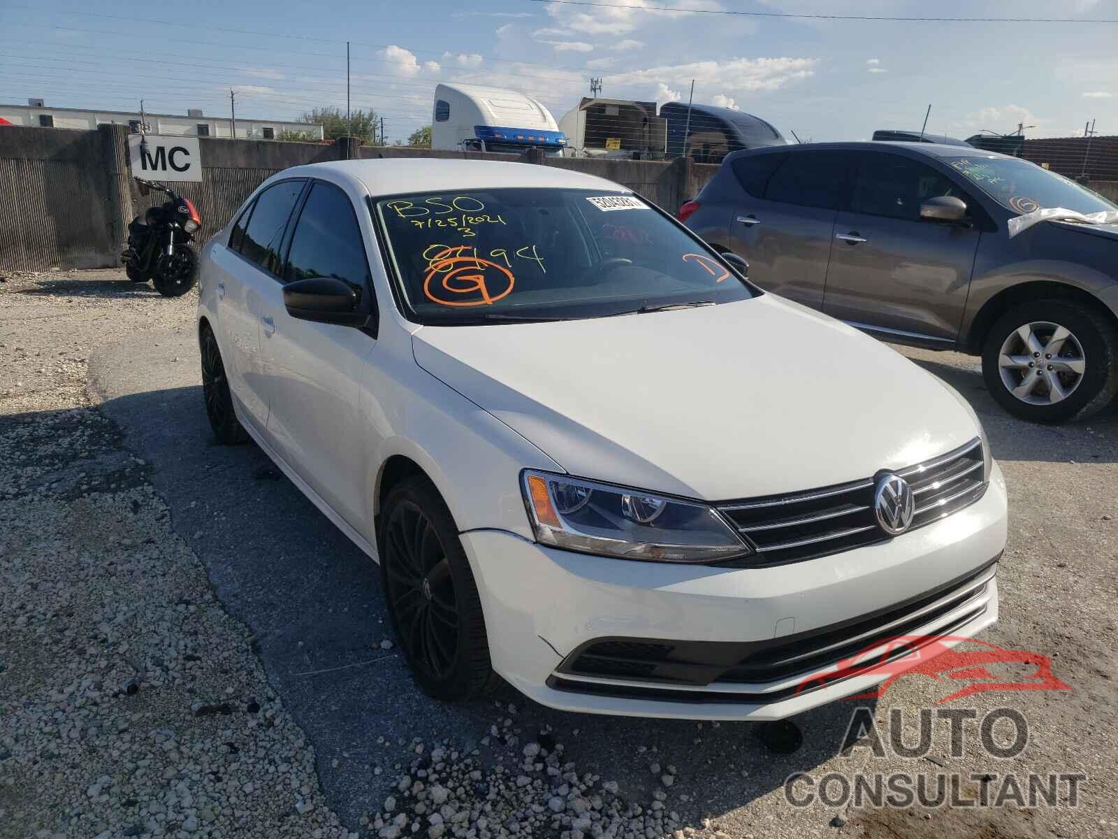 VOLKSWAGEN JETTA 2016 - 3VW167AJ3GM418494