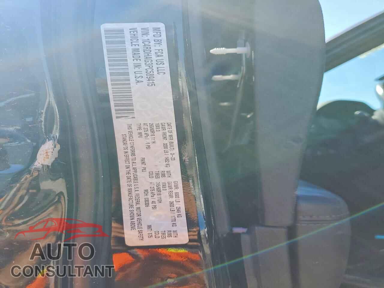 DODGE DURANGO 2023 - 1C4RDHAG3PC589415