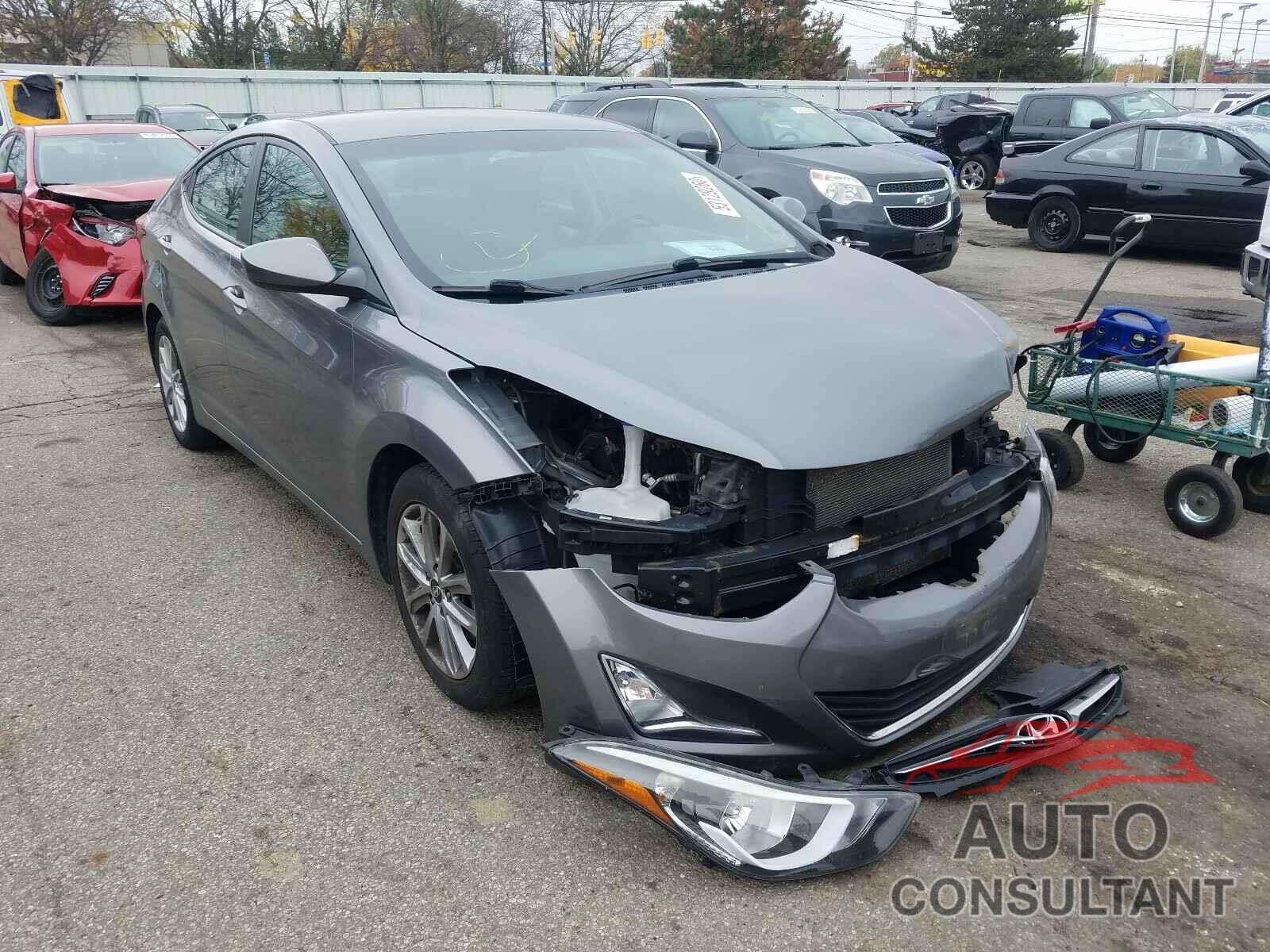 HYUNDAI ELANTRA 2014 - 5NPDH4AE2EH492231