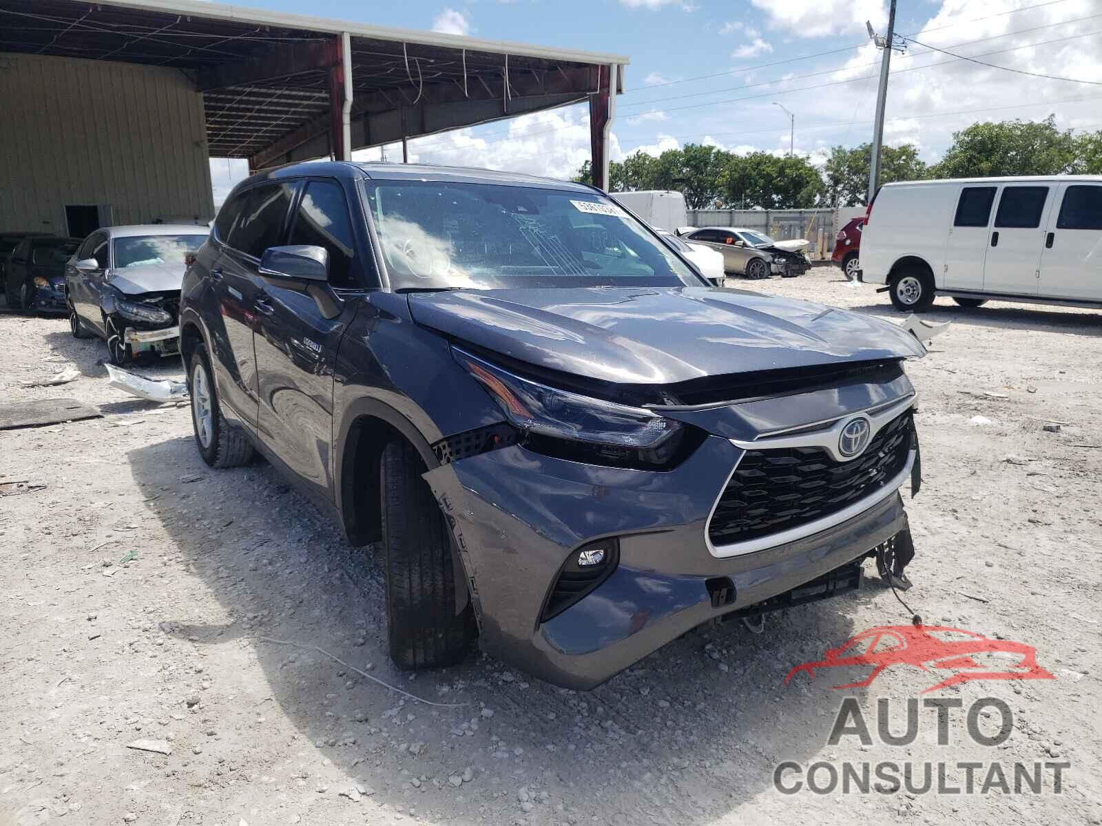 TOYOTA HIGHLANDER 2021 - 5TDZARAH6MS504245
