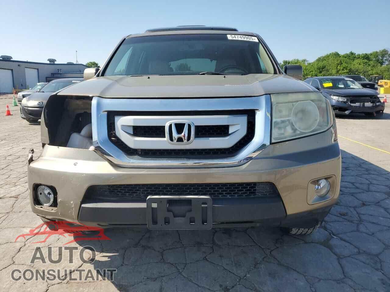 HONDA PILOT 2011 - 5FNYF3H50BB029800