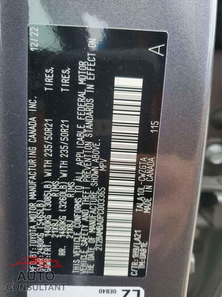 LEXUS RX350 2023 - 2T2BAMBA0PC003365