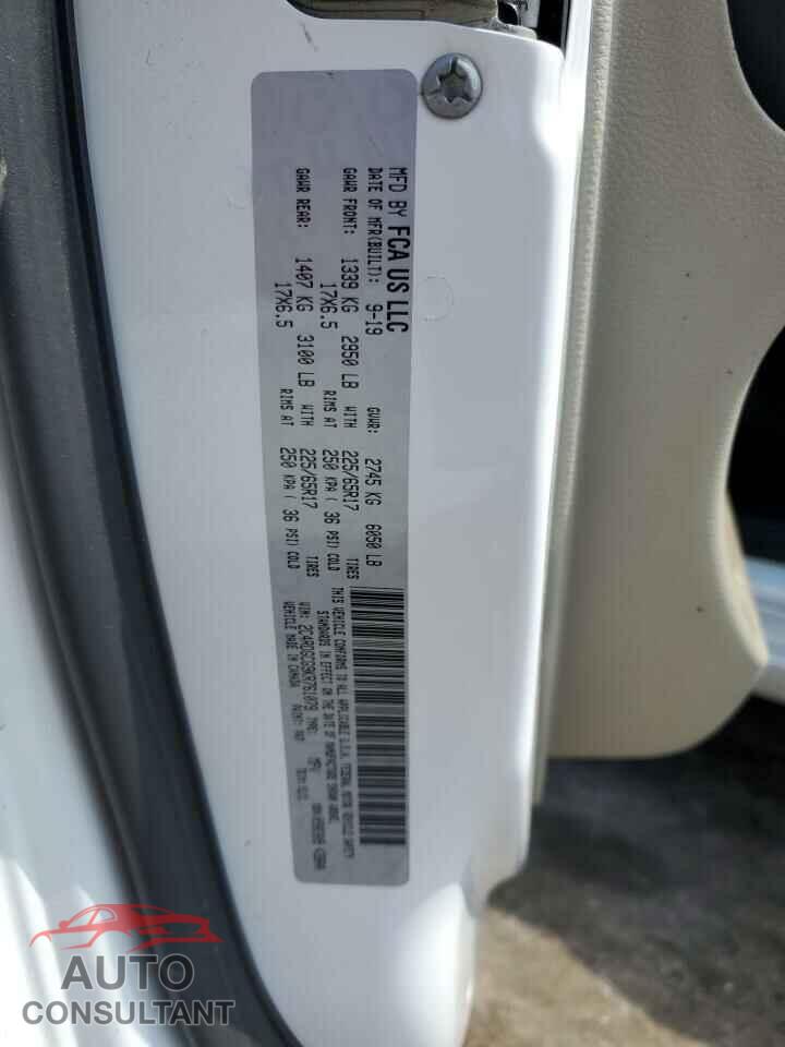 DODGE CARAVAN 2019 - 2C4RDGCG9KR761079