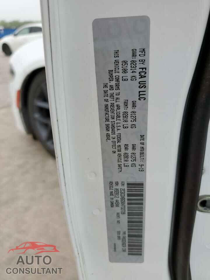 DODGE CHARGER 2019 - 2C3CDXBG5KH732728