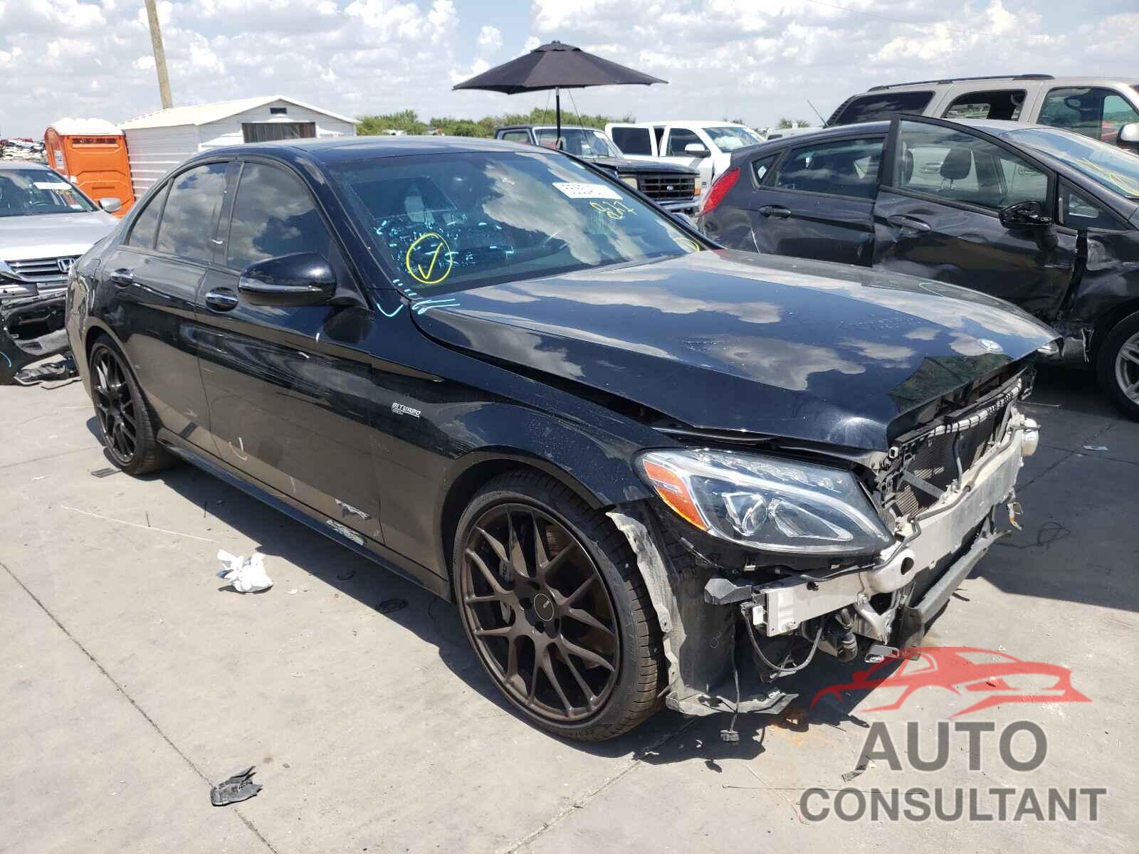 MERCEDES-BENZ C-CLASS 2017 - 55SWF6EB7HU184547