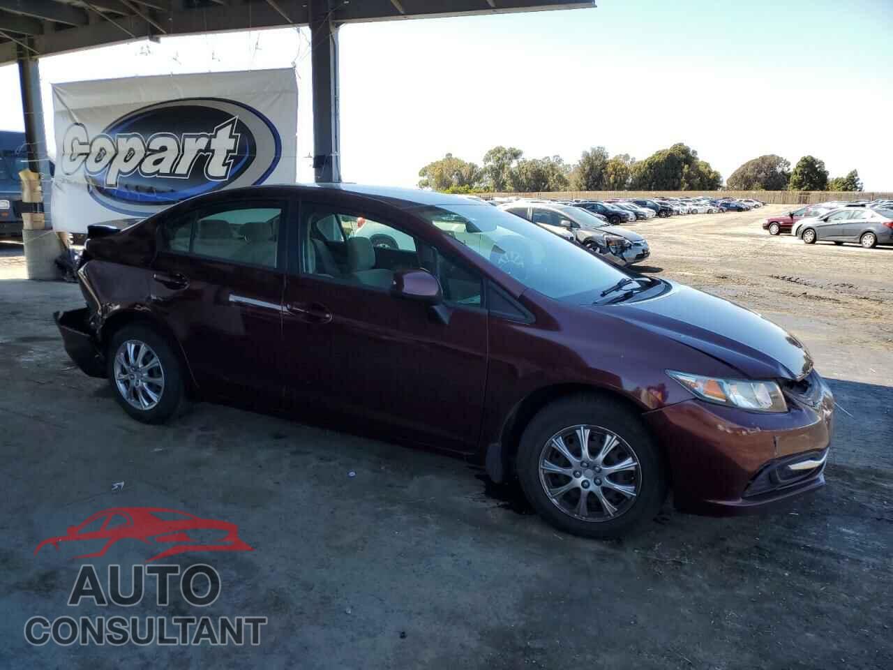 HONDA CIVIC 2013 - 19XFB2F58DE086366