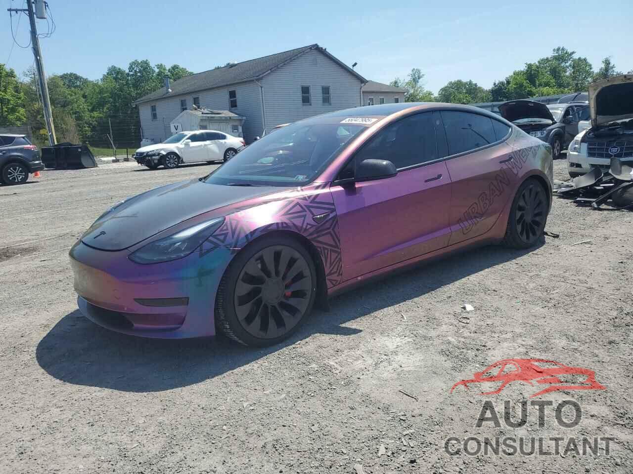 TESLA MODEL 3 2022 - 5YJ3E1EC2NF168335