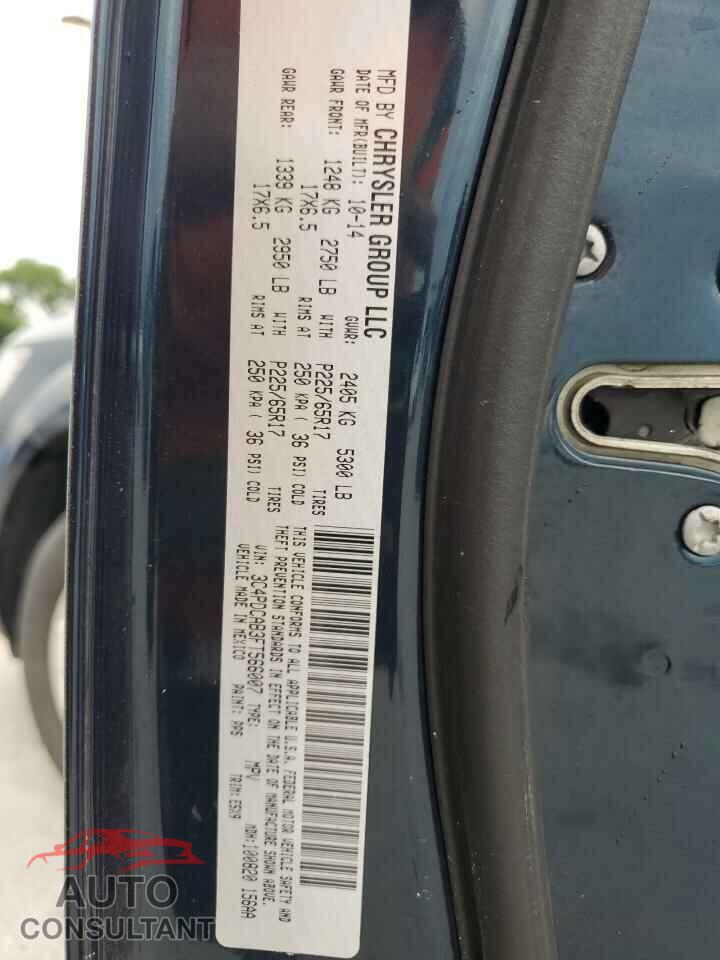 DODGE JOURNEY 2015 - 3C4PDCAB3FT566007