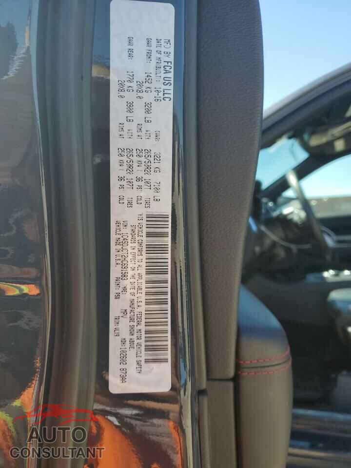 DODGE DURANGO 2017 - 1C4SDJCT2HC691583