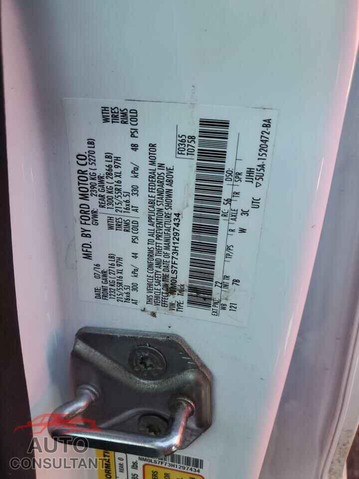 FORD TRANSIT 2017 - NM0LS7F73H1297434