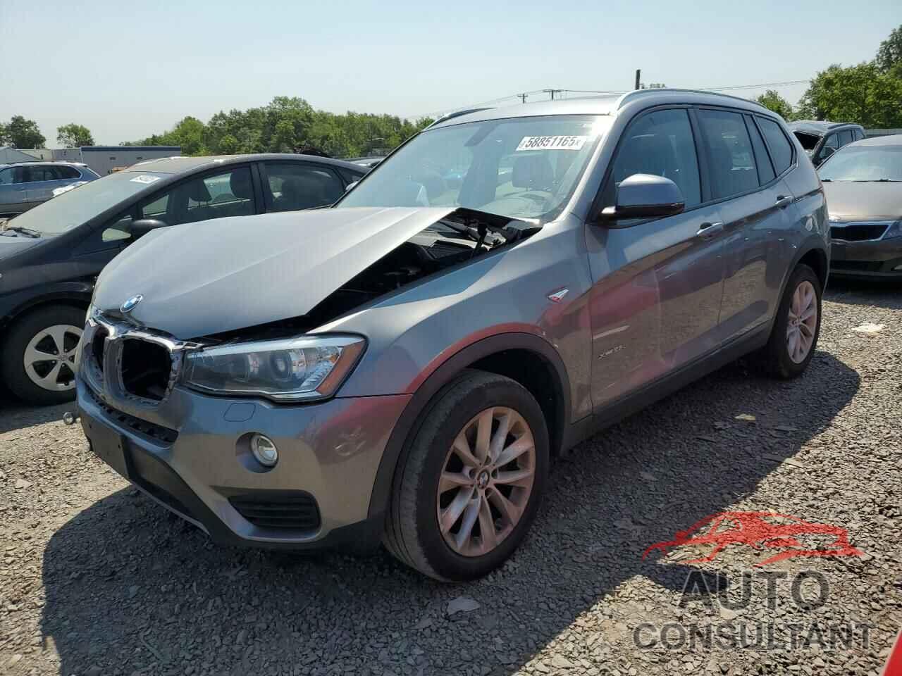 BMW X3 2015 - 5UXWX9C58F0D56482