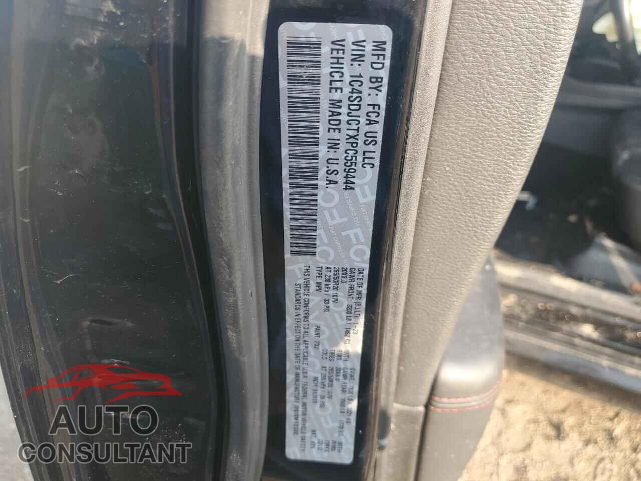 DODGE DURANGO 2023 - 1C4SDJCTXPC559444