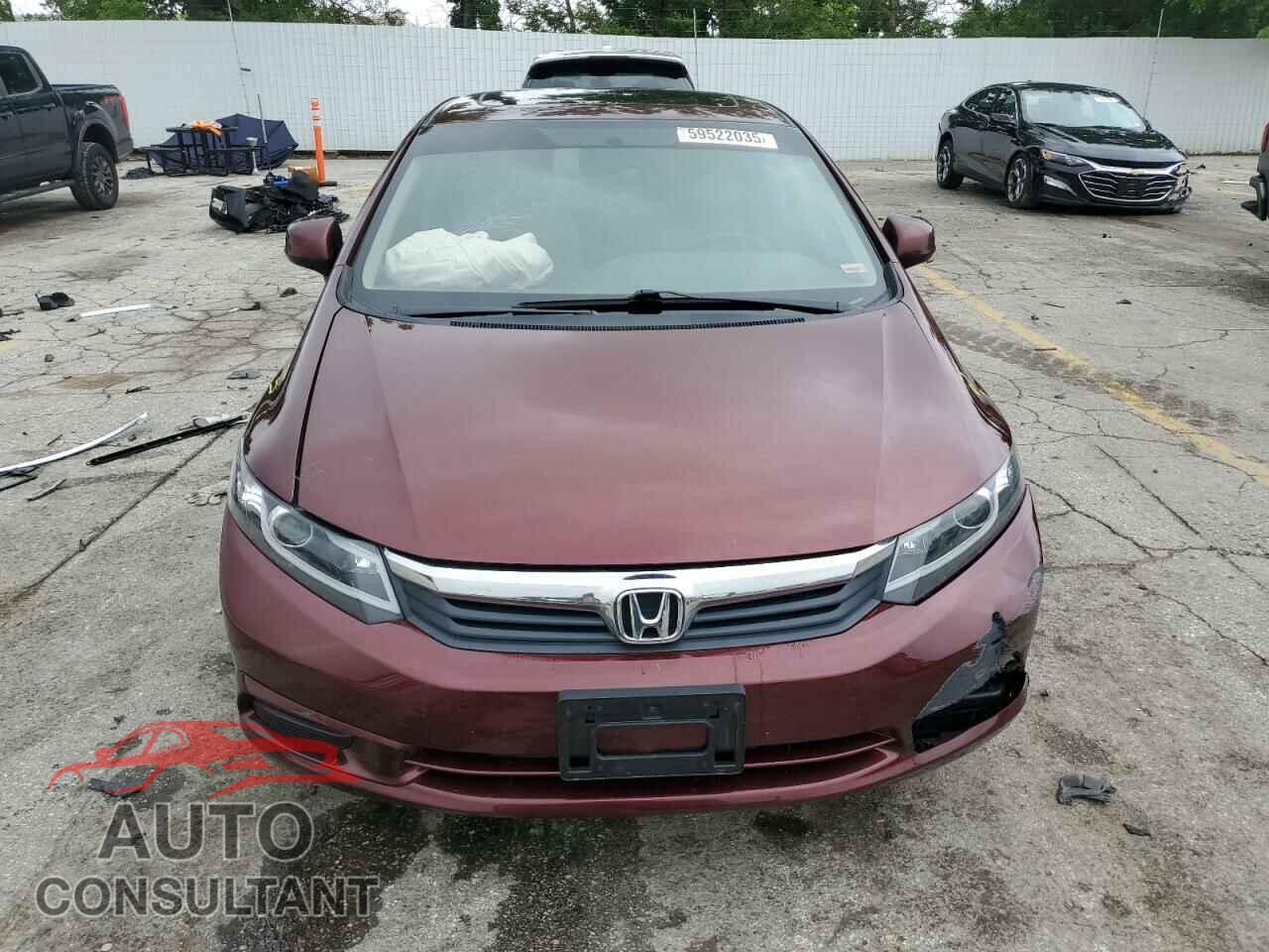 HONDA CIVIC 2012 - JHMFB2F89CS006111