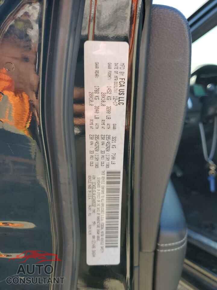 DODGE DURANGO 2018 - 1C4SDJGJ0JC209532