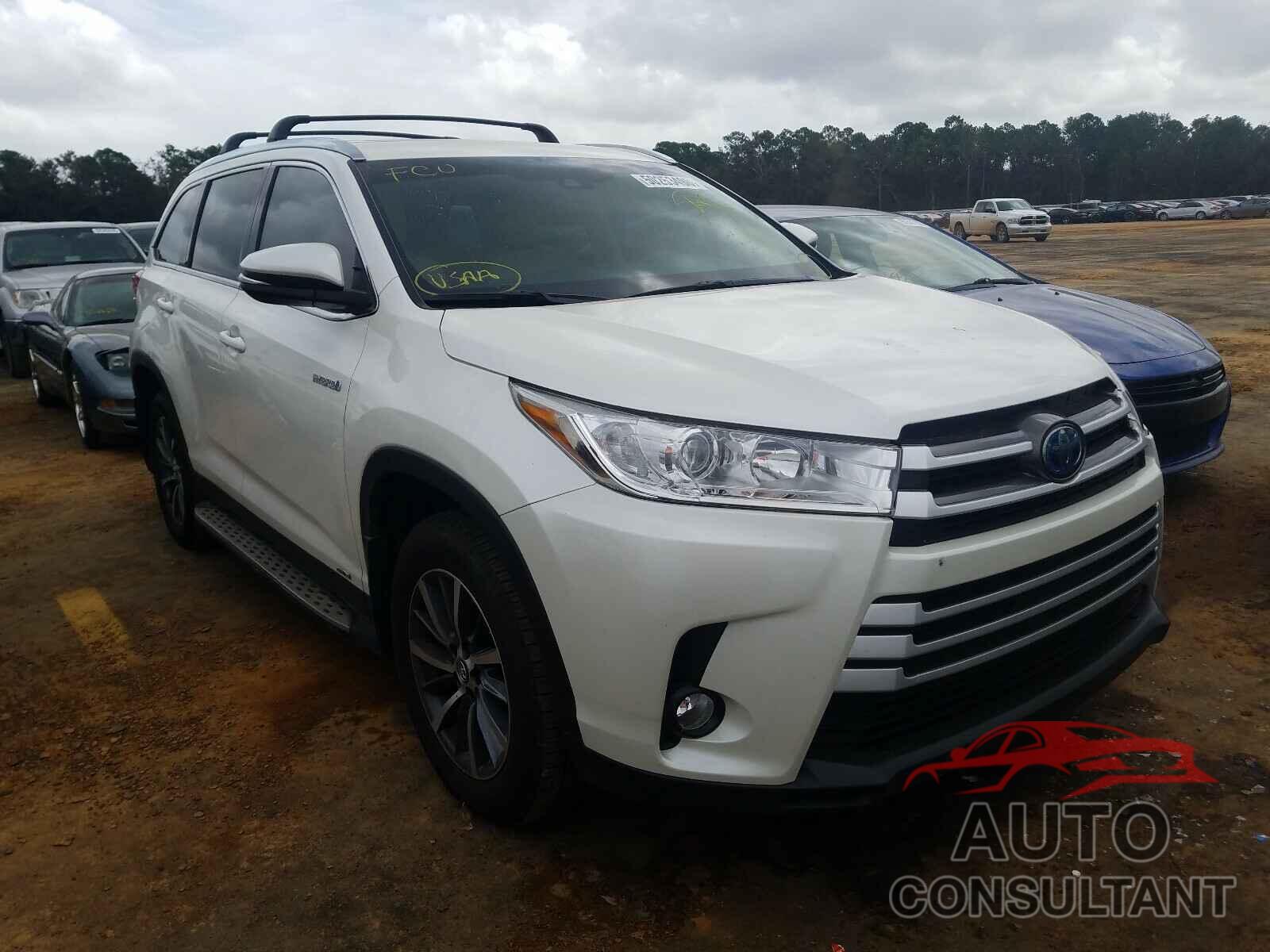 TOYOTA HIGHLANDER 2019 - 5TDJGRFH6KS074718