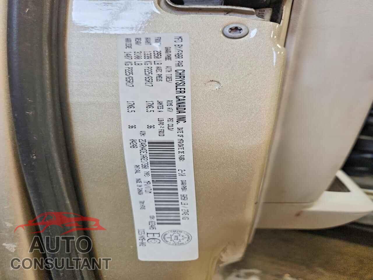 DODGE CARAVAN 2010 - 2D4RN4DE1AR217380