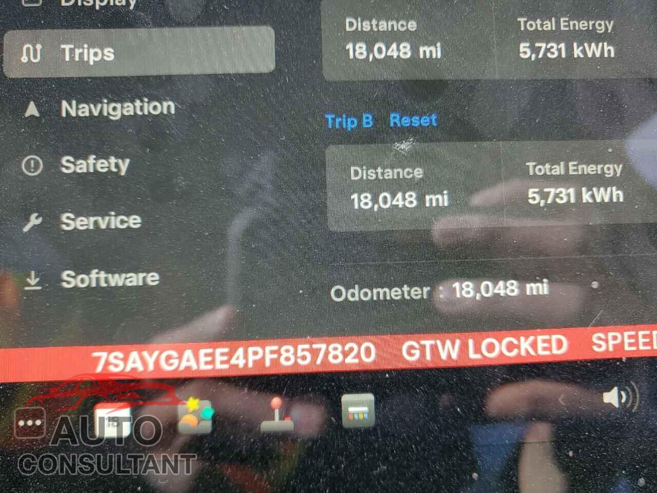 TESLA MODEL Y 2023 - 7SAYGAEE4PF857820
