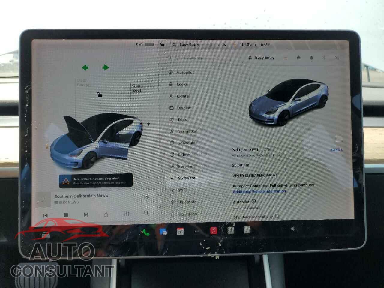 TESLA MODEL 3 2020 - 5YJ3E1EA6LF634067