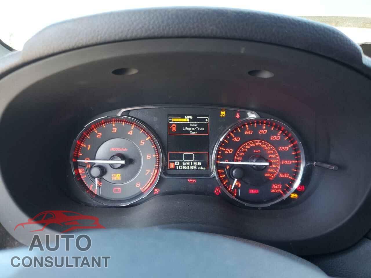 SUBARU WRX 2016 - JF1VA1B62G9821641