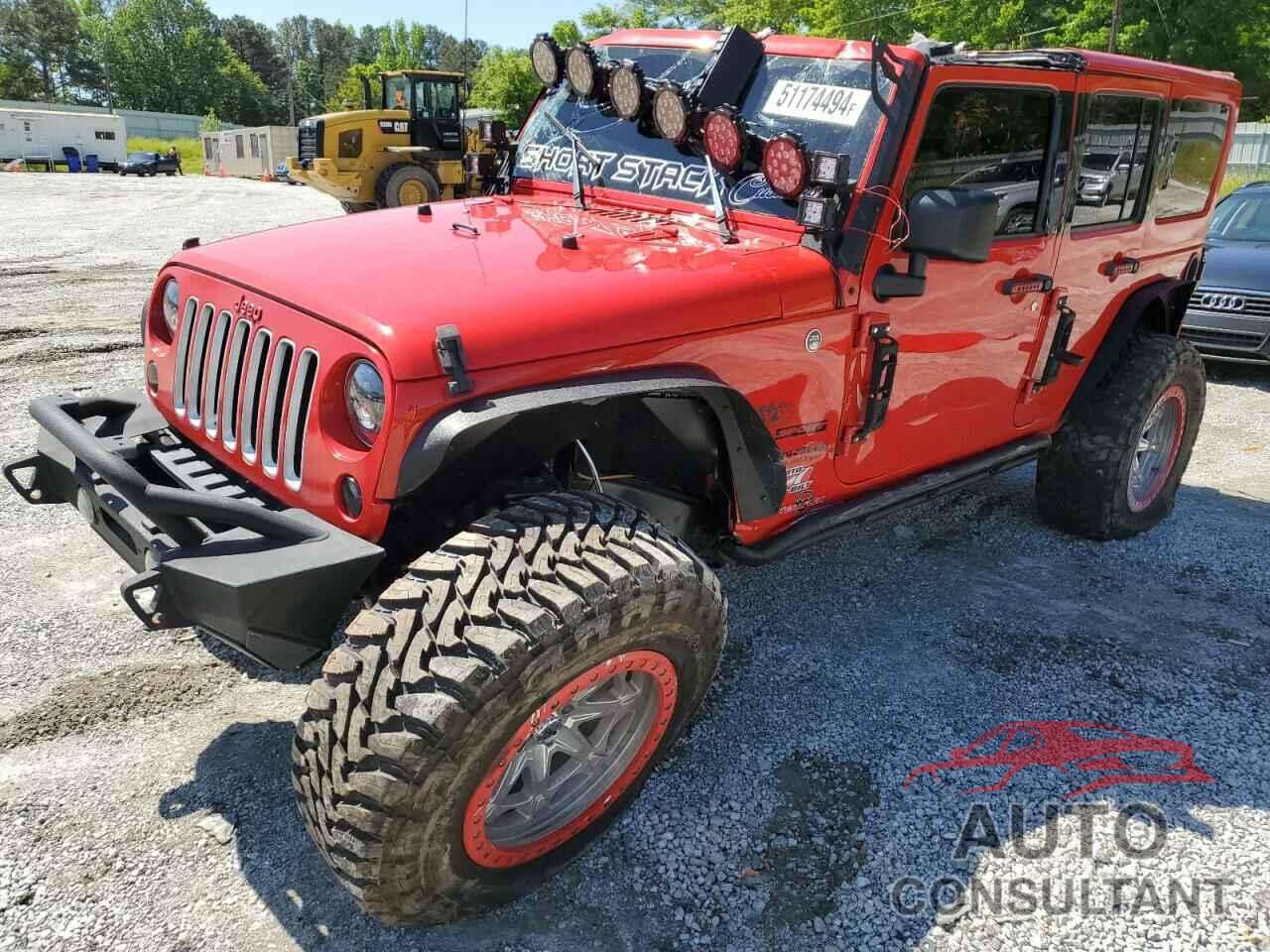 JEEP WRANGLER 2017 - 1C4BJWDG9HL750538