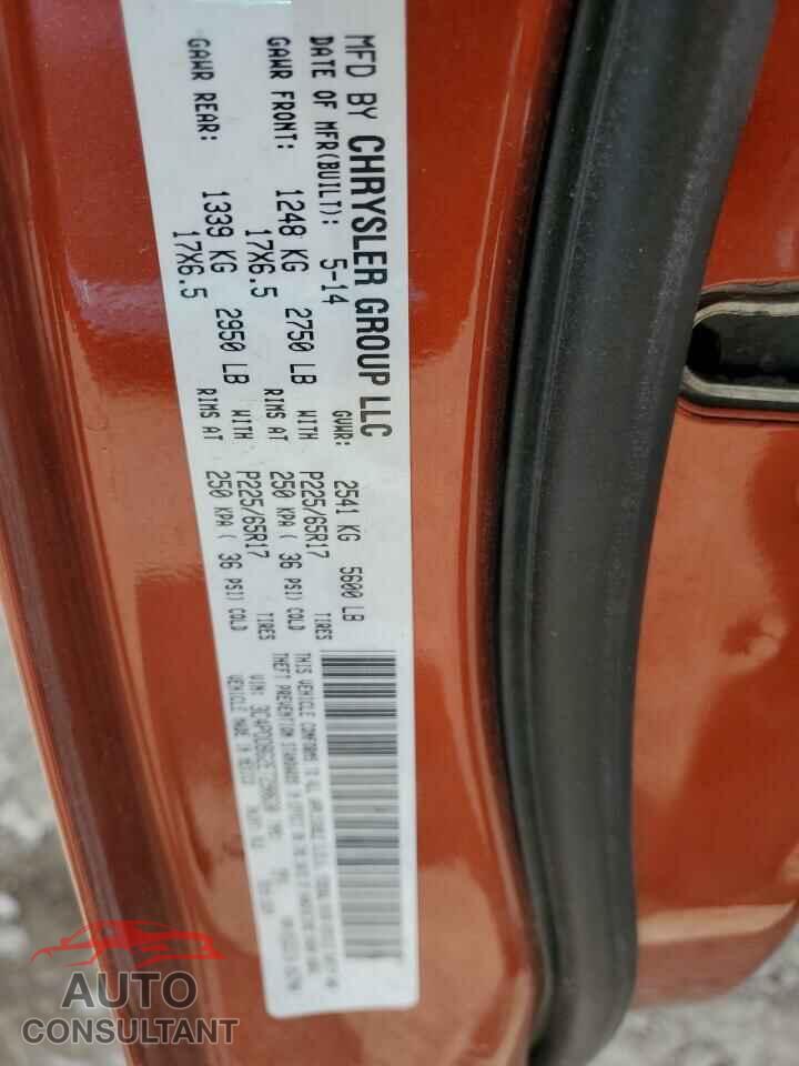 DODGE JOURNEY 2014 - 3C4PDDBG2ET290630