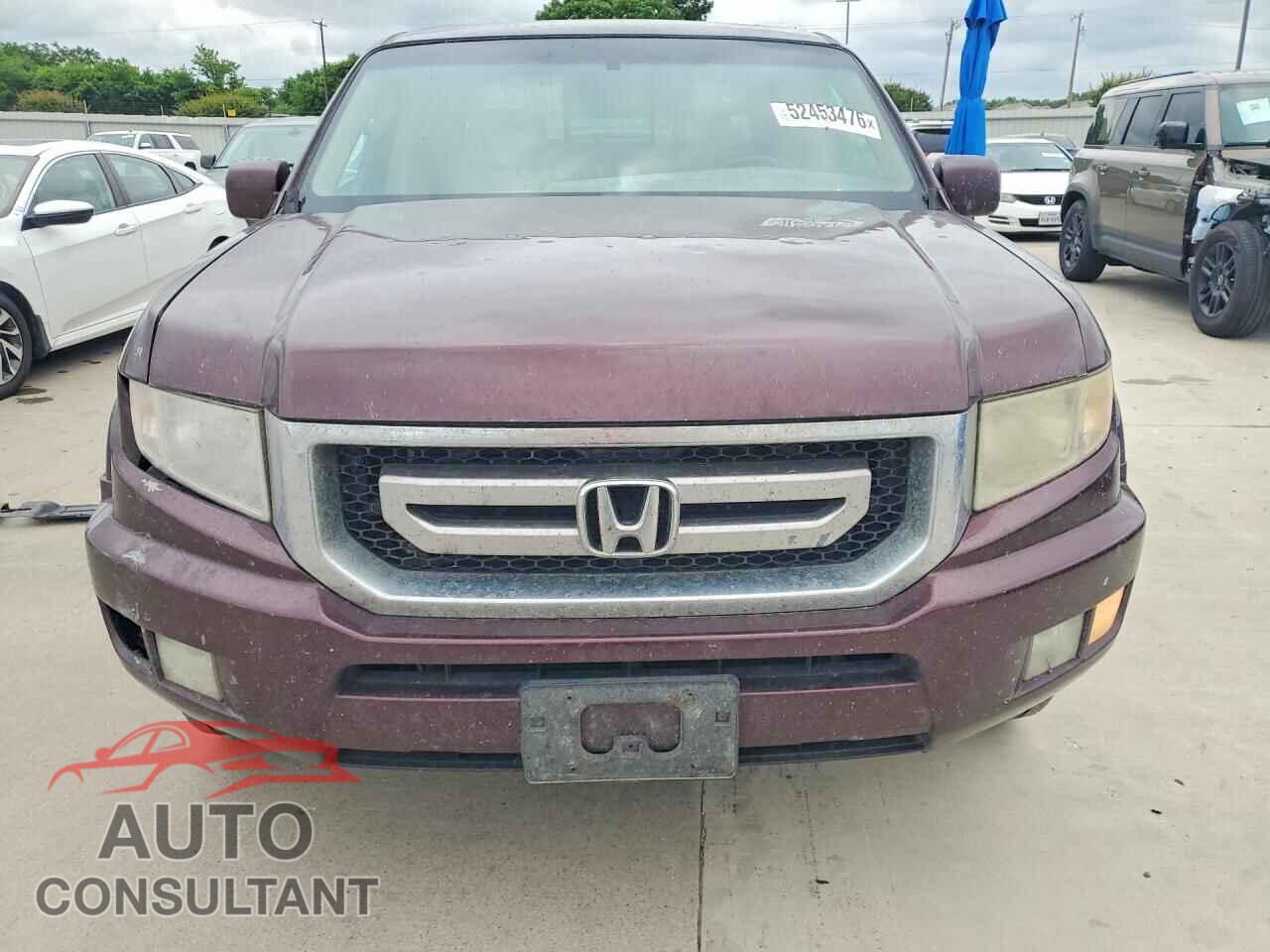 HONDA RIDGELINE 2011 - 5FPYK1F56BB009125
