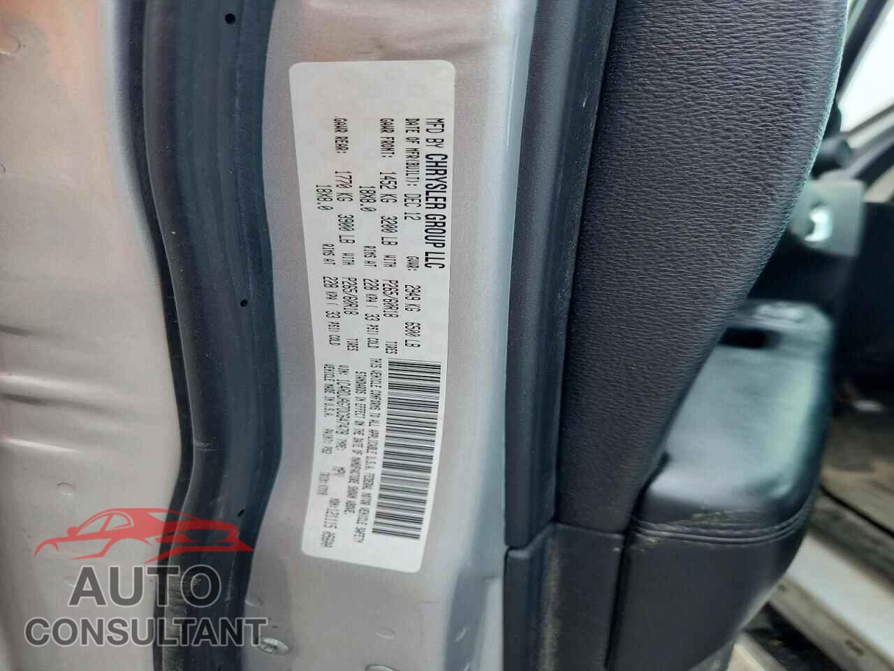DODGE DURANGO 2013 - 1C4RDJAG7DC647478