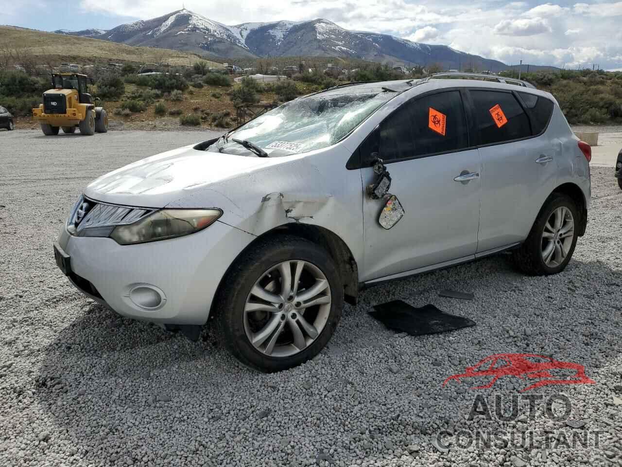NISSAN MURANO 2009 - JN8AZ18W09W117052