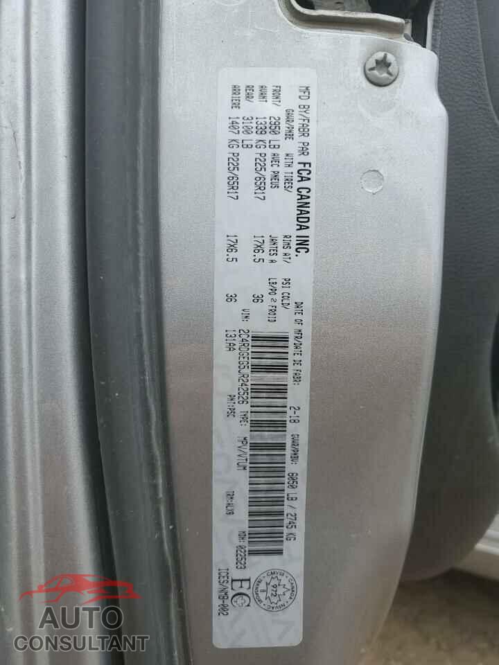 DODGE CARAVAN 2018 - 2C4RDGEG5JR242526
