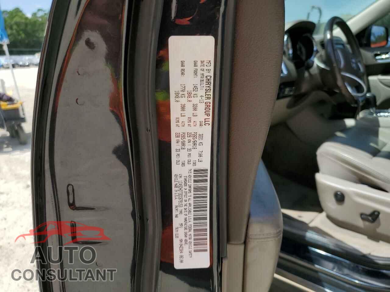 DODGE DURANGO 2013 - 1C4SDHDT3DC679153