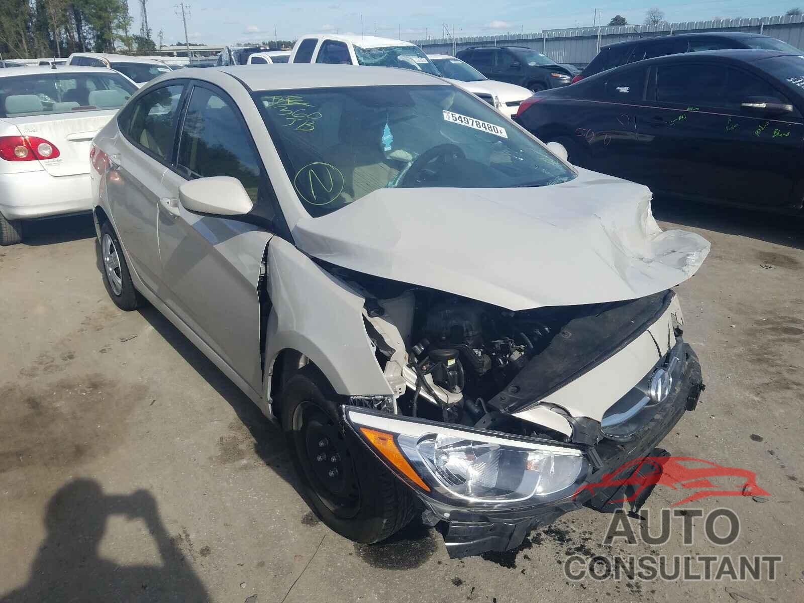 HYUNDAI ACCENT 2016 - KMHCT4AE6GU961609
